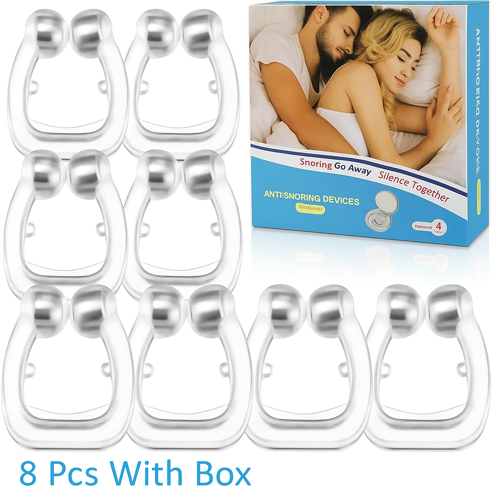 Silicone Nose Insert for Night Comfort – 2 Pack with Storage Case
