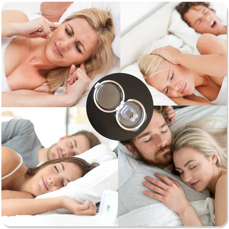 Silicone Nose Insert for Night Comfort – 2 Pack with Storage Case